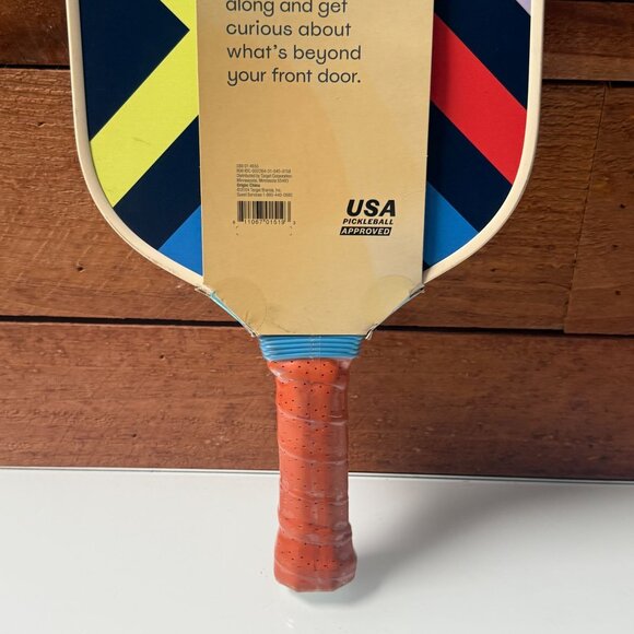 Embark Adults Pickleball Paddle USA Approved Blue/Red/Yellow Carbon Triangle - Picture 9 of 10